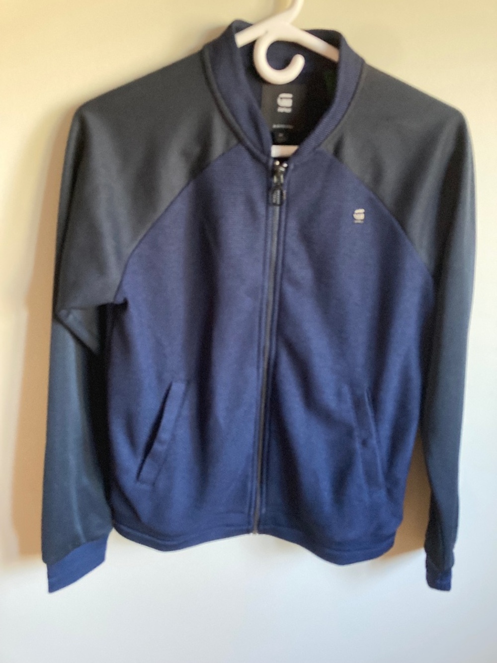 G-Star RAW Navy Zip Jacket Medium Bomber